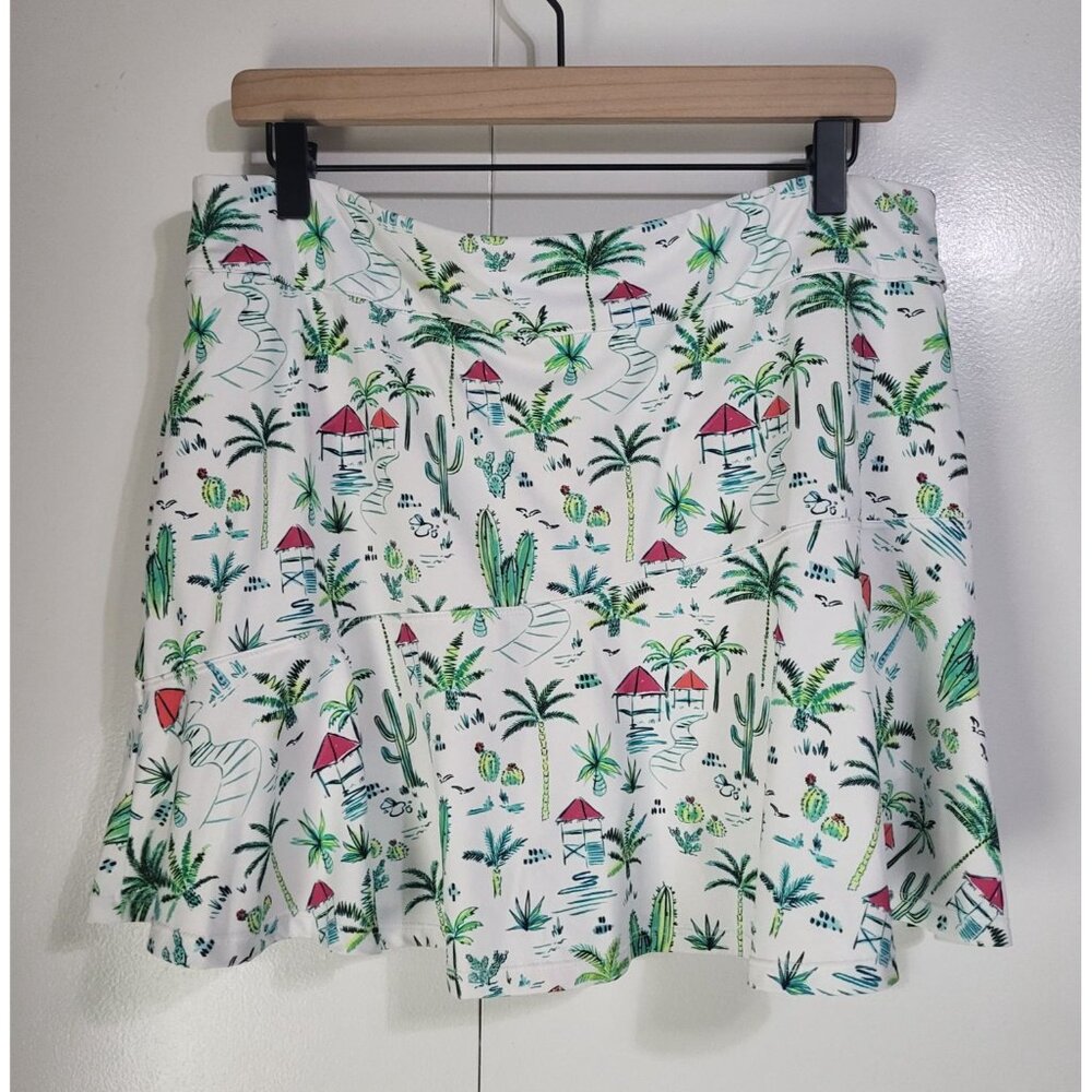 Lillie Green Women's LG Golf Athleisure Tennis Skort Resort Travel Country Club - Picture 2 of 6